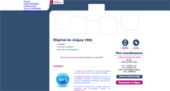 Desktop Screenshot of ch-joigny.com